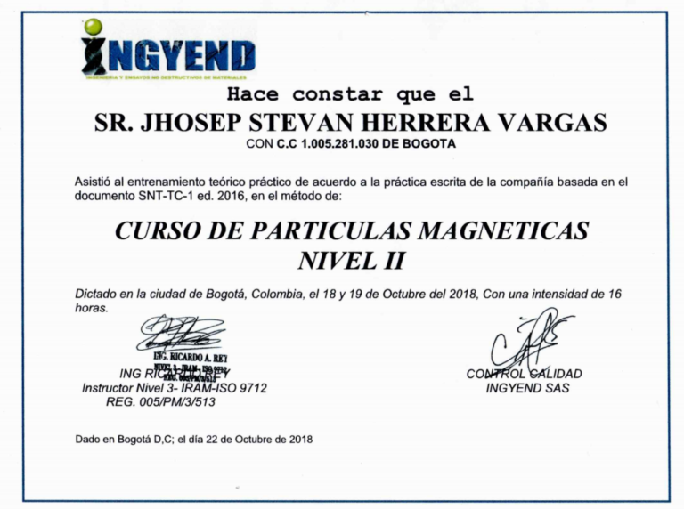 Certificación 1