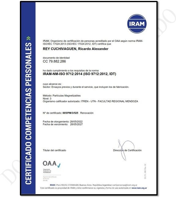 Certificación 1